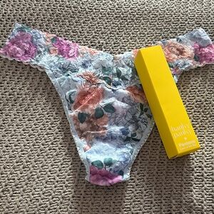 Hanky Panky Floral Lace Panties - Multicolor Original Rise Thong
